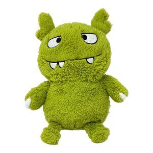 Green Goffa Monster Plush Stuffed Toy Soft Sewn Eyes Snuggle Gift Ages 3+